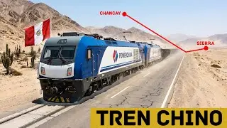 &iexcl;SER&Aacute; EL PRIMERO! China conectar&aacute; Chancay con la SIERRA mediante un tren gigante