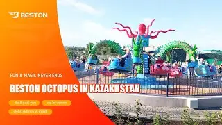 Beston Rotary Octopus Rides Video from Kazakhstan Client @BESTONRIDES