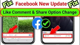 Facebook New Update 2025 &ndash; Like, Comment & Share Option Changed! Full Fix