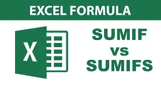 SUMIFS Formula in Excel | SUMIF vs SUMIFS Excel Functions | Learning Shots