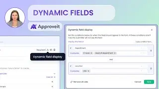 Streamline Approvals with Dynamic Fields in Approveit