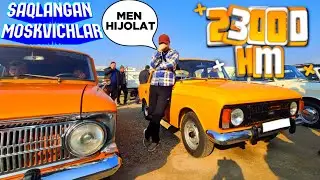 Мана хақиқий классика москвич 412 радной сақланганлари, кўриб оғзингиз очилиб қолса керак😮