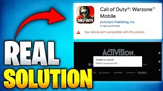 Unsupported Gpu Error and Compatibility Issue in Warzone Mobile