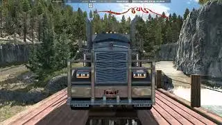 [Jon Ruda W900 Highway Killer] Small Size Mixed Logs Delivery From East Glacier To Coeur d'Alene ATS