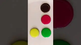 Colour mixing | Satisfying | #art #shorts #short #trending #viralshorts #colormixingmagic #coin