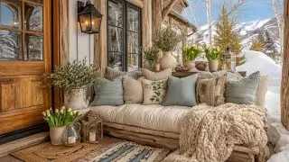 Romantic Farmhouse Winter Home Decor | Cozy Elegant Style For Small Homes