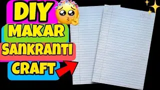 Makar sankranti special craft | Beautiful Greeting Card Handmade | Kite festival craft | diy kite