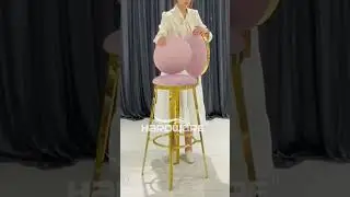Pink bar stool