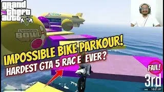 IMPOSSIBLE GTA 5 BIKE PARKOUR #380