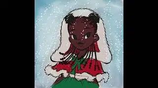 Process of the littlest Christmas ladies #shorts #art #christmas #digitalart #procreate #process