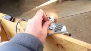 AGM60cc twin cylinder gasoline aircraft engine