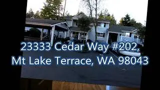 Townhouse For Rent - 23333 Cedar Way #202, Mountlake Terrace, WA 98043