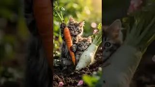 Cat family. AI..#cat #m&egrave;o