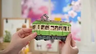 Robotime 3D Puzzles Sakura Journey DIY Model Building Toy with LED