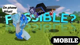 How to Do Elytra Mace PvP on Mobile (ONLY 2 MINUTES)