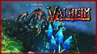 In Search of an Infested Mine in the Mistlands in Valheim.