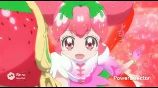 【AI】が『フルーツのプリキュア風魔法少女』を作ったらmagical girl transformation