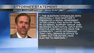 Cochise County Attorney will not step down after his DUI