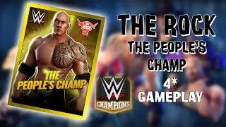 WWE CHAMPIONS - THE ROCK 'The People's Champ' - 4* GAMEPLAY