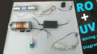 Wiring diagram of RO+UV water purifier