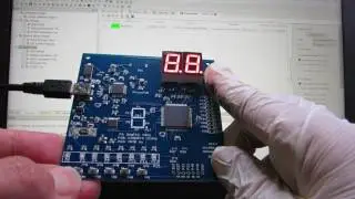 HDL training board by FPGA, eventually