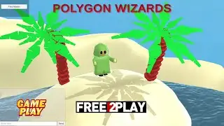 Polygon Wizards ★ Gameplay Playtest ★ PC Steam [ Free to Play ] magic battle simulator game 2021 ★
