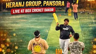 Big shots. Big smiles. Bigger vibes! Heranj Group, Pansora LIVE at Box Cricket Dakor🏏💥 #boxcricket 