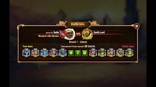 Hero Wars - FB - ToE - C1 - Earth Lord (Moloch, Avalon, Araji, Eden, Sylva) - Slow motion