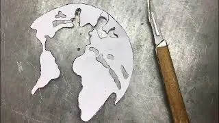 Mokume art_studies - repousse decorative object