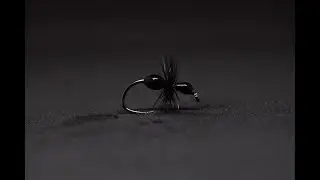 Black uv-resin ant