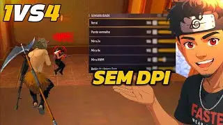 MELHOR SENSIBILIDADE COM E SEM DPI ATUALIZADA PARA DAR FULL VERMELHO! FREE FIRE - K7 FF