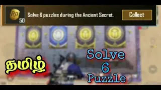 Solve 6 puzzles during the Ancient Secret Tamil