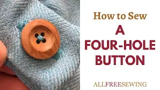 How to Sew Four-Hole Button