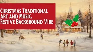 🎄 Festive Harmony: Christmas Art & Music For Your TV 🎶 | 1 Hour