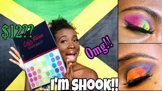 BEST AMAZON EYESHADOW PALETTE REVIEW FOR DARK SKIN?| Pigmented? Cheap?| Beauty Glazed- It's a Deal!