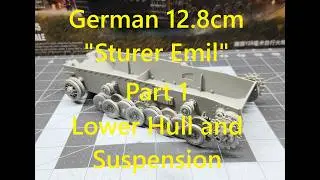 German 12.8cm Selbstfahrlafette L/61, Part 1, Lower Hull and Suspension