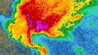 2024 Custer City, Oklahoma Supercell Radar Loop