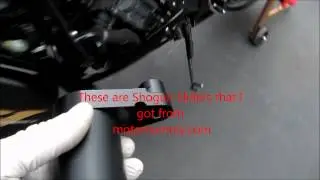 EvoTech , ( Graves or GTYR ) , and ShoGun frame slider for 2007 - 2008 Yamaha R1