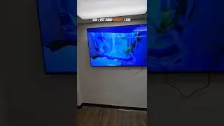 How to mount a TV with drywall anchors 😀 #handyman #howto #electrician