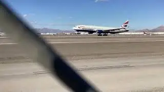 Callsign &ldquo;Speedbird 2277 Heavy&rdquo; Arrives at LAS from LHR [777-236ER/G-YMMN]