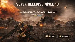 Helldivers 2 | SOLO em Leshat &bull; Comboio Feito &bull; 0 Mortes | Dificuldade M&aacute;xima