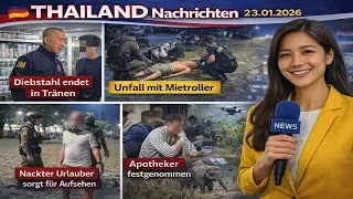 🔴 THAILAND News: 😭 Deutscher in Tr&auml;nen👮&zwj;♂️ Insel-Razzia💸 Baht-Schock 🐘 Elefanten-Drama 23.01.2026 🇹🇭