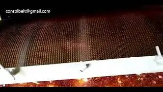 consol steel  belt granulator pellet cooling conveyor