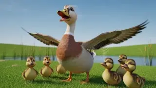 Ducks Go Quack and Fish Go Swish | Animal Sound Rhyme for Kids | Nursery Rhymes & Songs for Children
