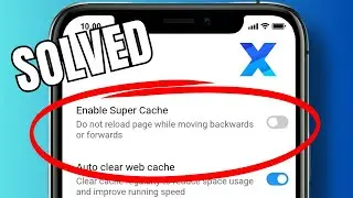 How to turn on super cache in XBrowser