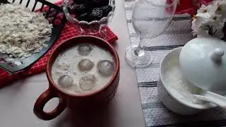 Rice flakes (chira) smoothie recipe