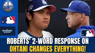 BREAKING: Dave Roberts Leaks BOMBSHELL Ohtani News!  DODGERS NEWS!