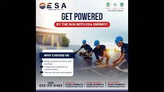 Get Solar Power With ESA Energy 🌞⚡