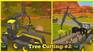 Farming Simulator 18 // Tree Cutting Gameplay Hindi Gaming Baba ji #2