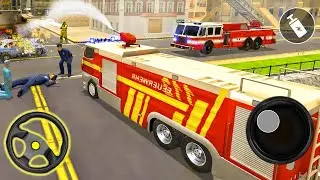 Fire Truck Driving Game 2021 - Emergency Truck Parking Simulator | Android Gameplay